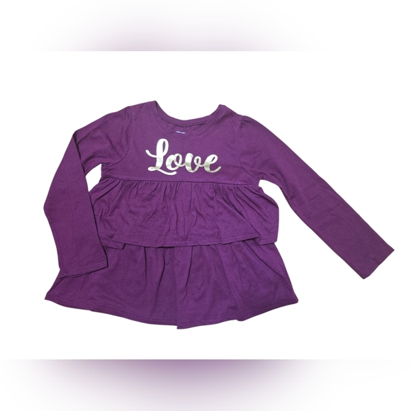 Like New toddler girls long sleeve ruffle shirts size 4T/5T - Picture 5 of 10